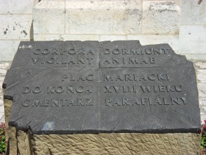 Kościół Mariacki   - tablica