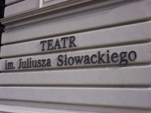 Napis - Teatr im. Juliusza Słowackiego