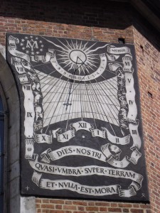 Zegar słoneczny - Kościół Mariacki